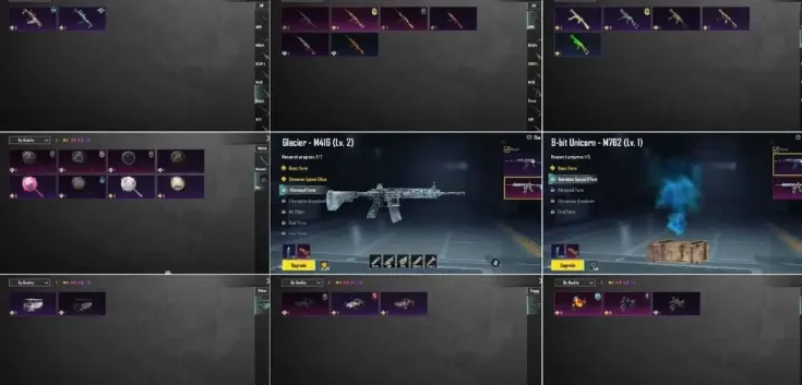 PGM549 Glacier M416 Lvl 2, Mythic Sets & Collector Titles, Platinum Tier (G)